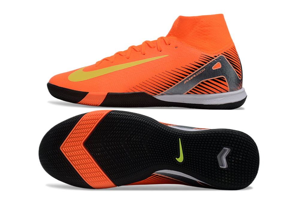 Chuteira Futsal Nike Air Zoom Mercurial Superfly 10 Elite  IC - Laranja