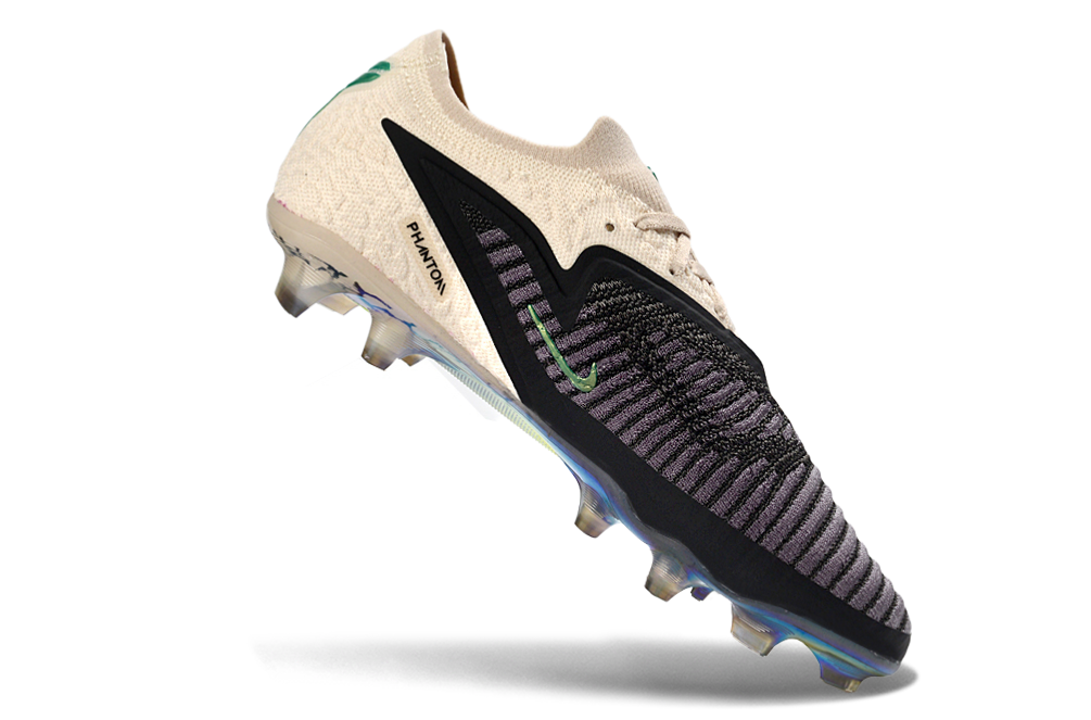 Chuteira Nike Phantom 6 Mamba Elite FG - Preto e Bege