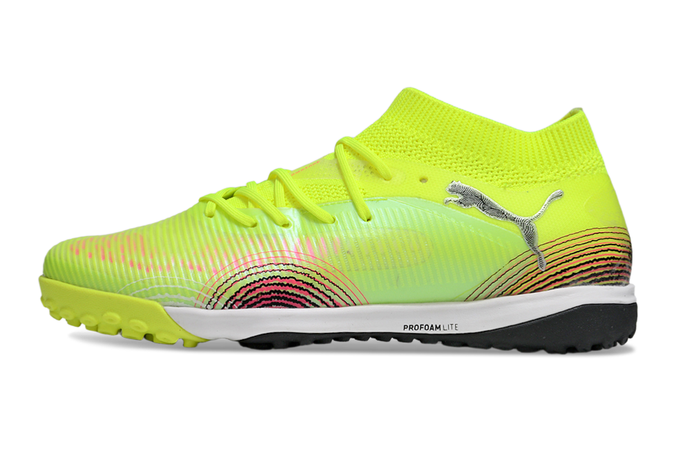 Chuteira Society Puma Future 8 TF - Verde, Preta e Branca - Audacity Pack