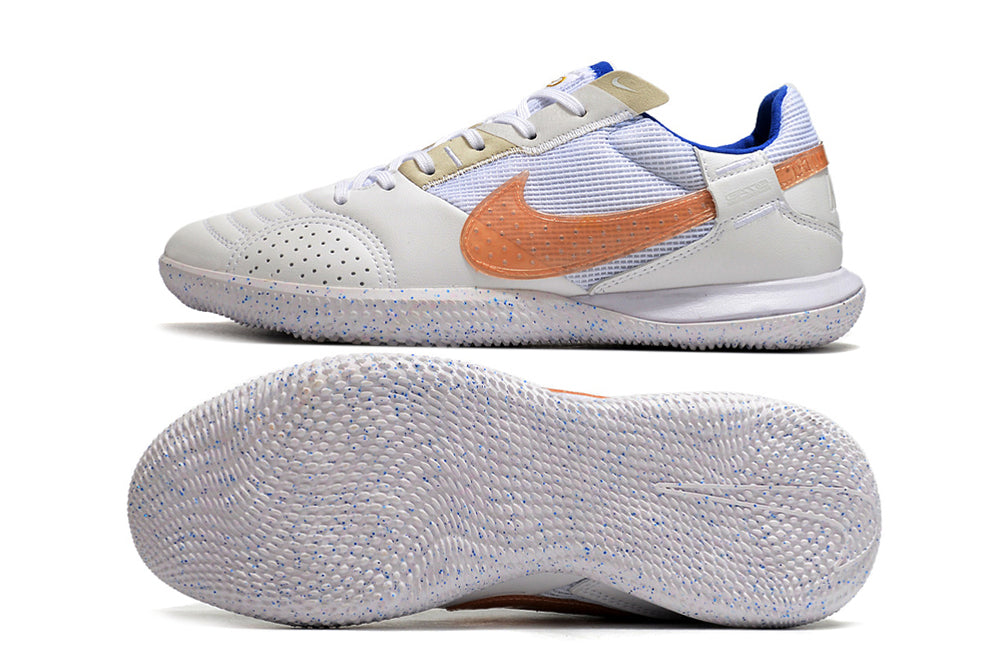 Tênis Futsal Nike Street Gato IC - Branca e Rosa