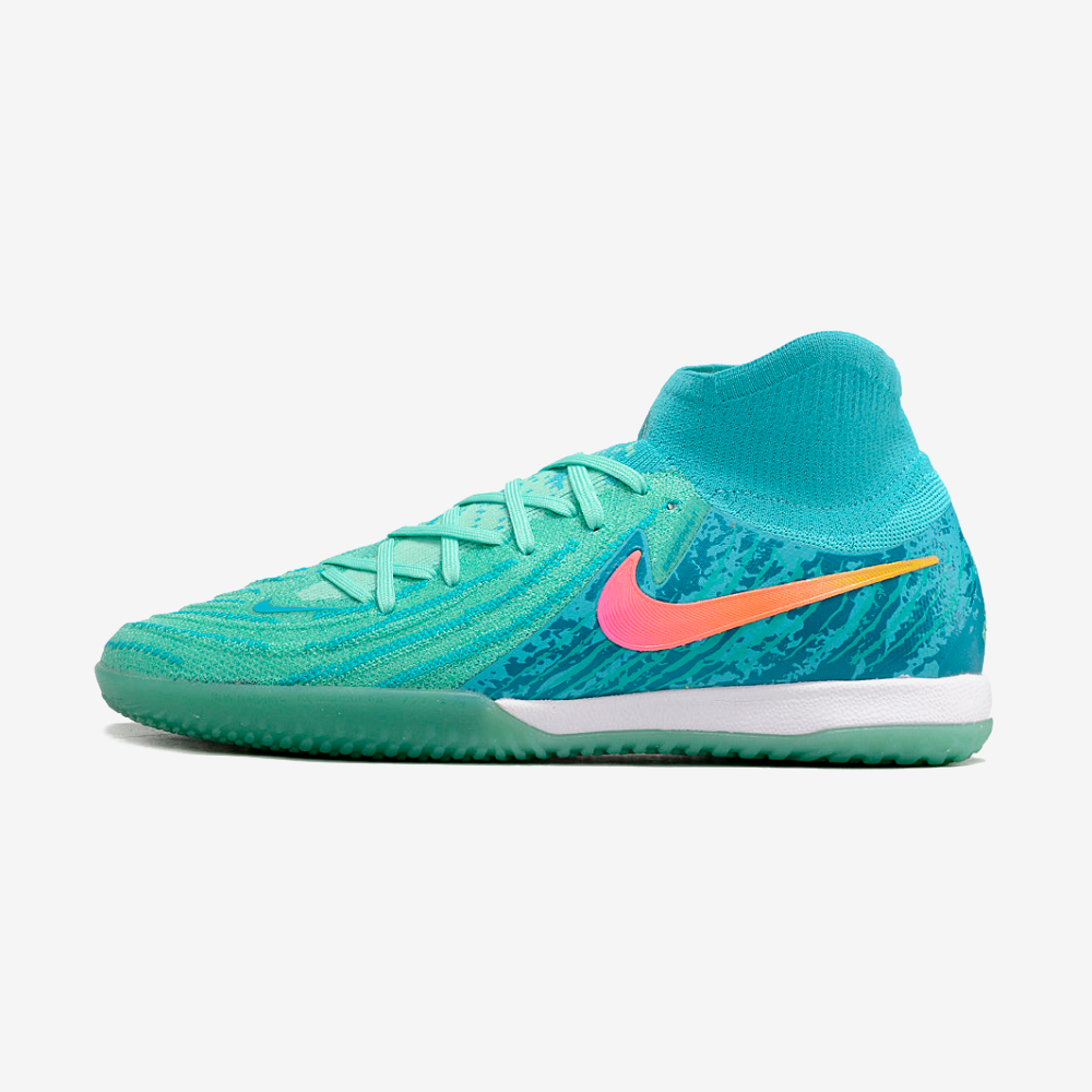Tênis Futsal Nike Phantom Luna IC - Azul e Verde