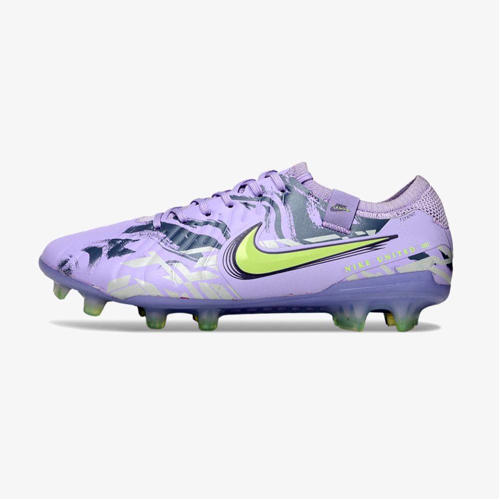Chuteira Nike Tiempo Legend 10 FG -  Roxa e Verde - Pack United