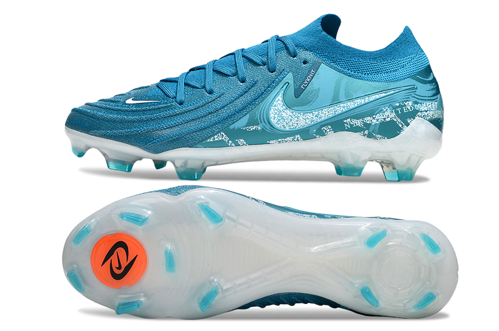 Chuteira Nike Phantom GX II Edição Especial FG - Azul e Turquesa