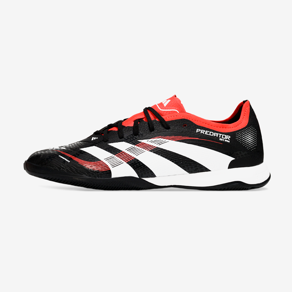 Tênis Futsal Adidas Predator Elite Fold-Over Tongue IC - Preta, Branca e Laranja