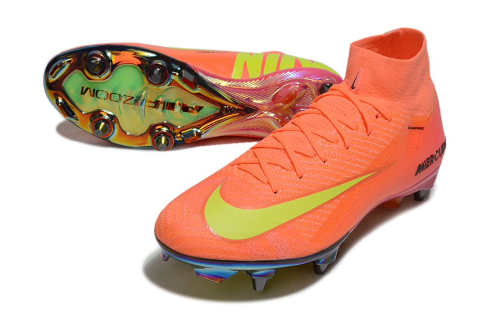 Chuteira Nike Zoom Mercurial SuperFly 10 Elite SG - Laranja