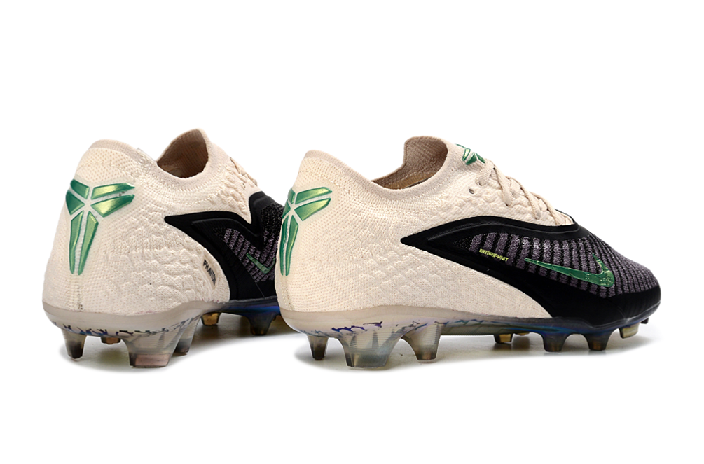 Chuteira Nike Phantom 6 Mamba Elite FG - Preto e Bege
