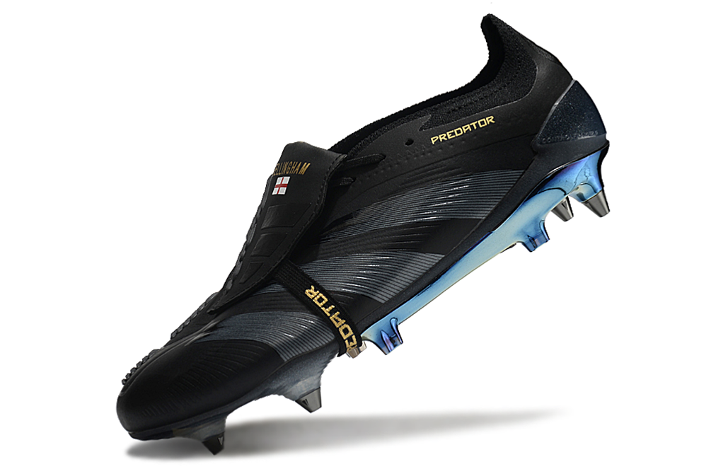 Adidas Predator Elite Fold-Over Tongue SG - Preta e Cinza