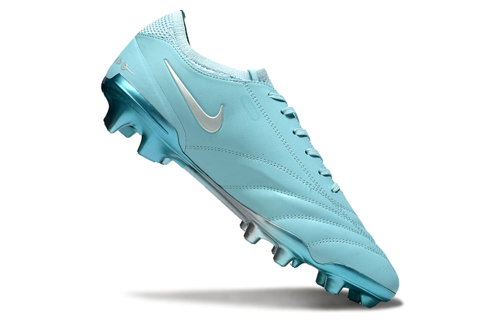 Chuteira Nike Tiempo Legend 10 FG -  Azul e Prata - Edição Especial