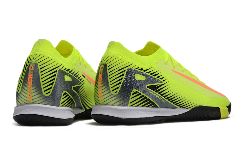 Chuteira Futsal Nike Mercurial Air Zoom Vapor 16 IC - Verde e Laranja