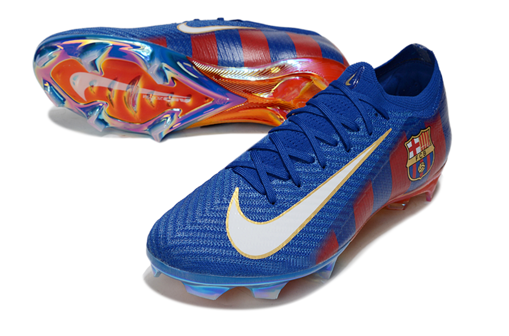 Chuteira Nike Air Zoom Mercurial Vapor 16 Elite FG - Azul e Grená