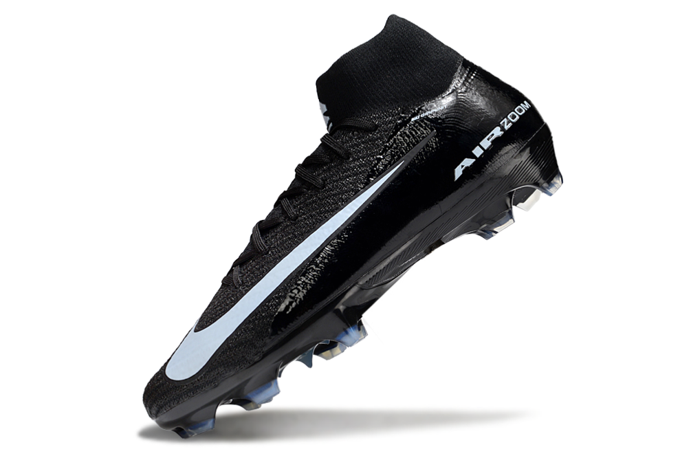 Chuteira Nike Air Zoom Mercurial Superfly 10 Elite FG - Preta e Azul - Shadow Pack