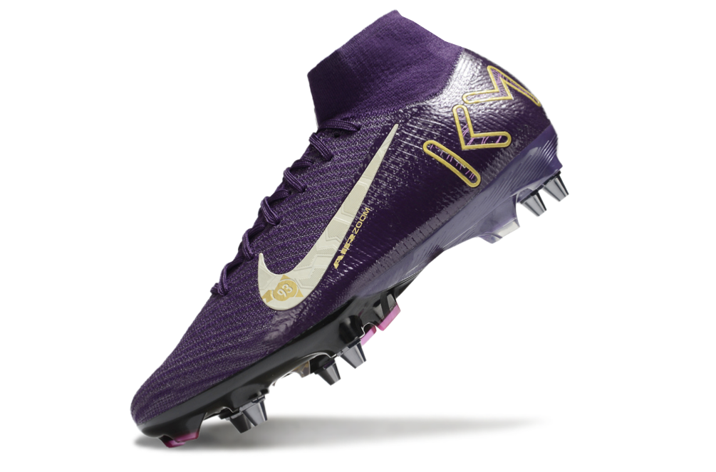 Chuteira Nike Zoom Mercurial SuperFly 10 Elite Kylian Mbappé SG - Roxa