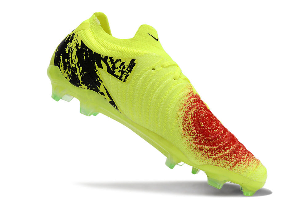 Chuteira Nike Phantom GX II Edição Especial Haaland FG - Verde, Preta e Vermelha