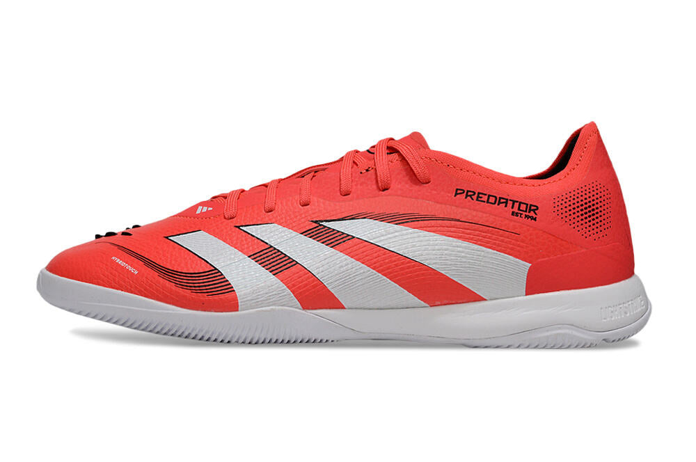 Tênis Futsal Adidas Predator Elite Fold-Over Tongue IC - Laranja e Branca