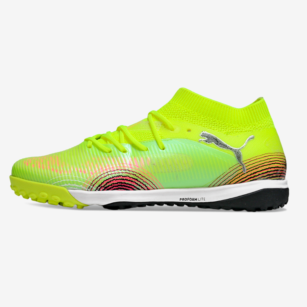 Chuteira Society Puma Future 8 TF - Verde, Preta e Branca - Audacity Pack