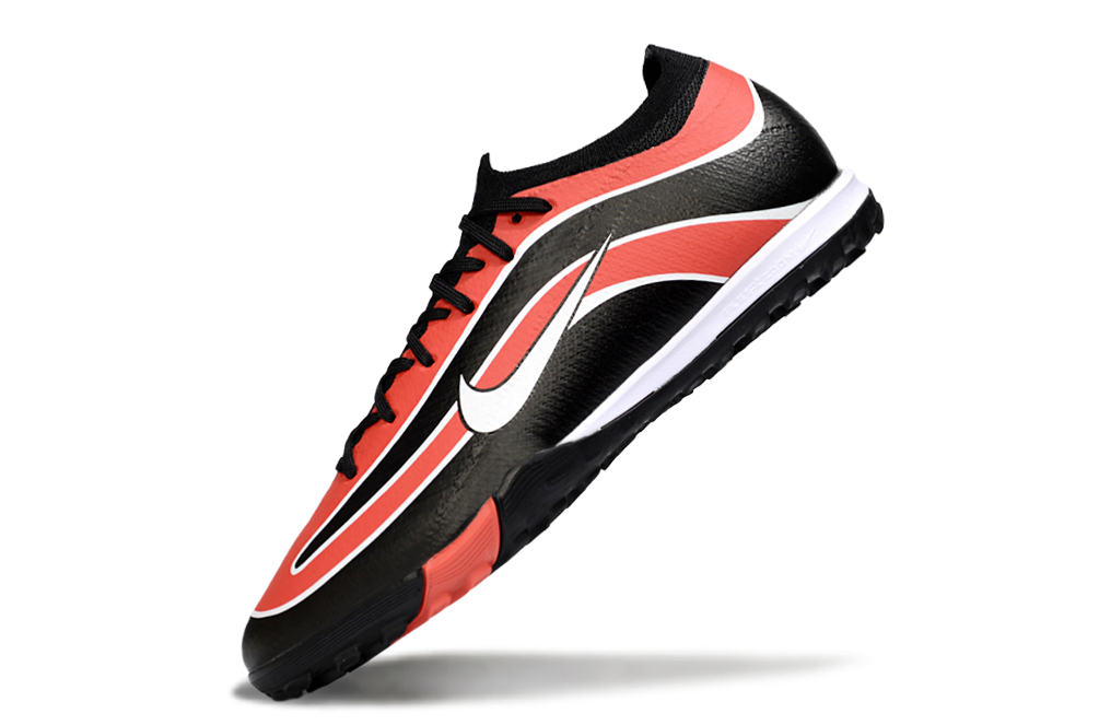 Chuteira Society Nike Air Zoom Mercurial Vapor 16 Elite TF - Laranja, Preta e Branca