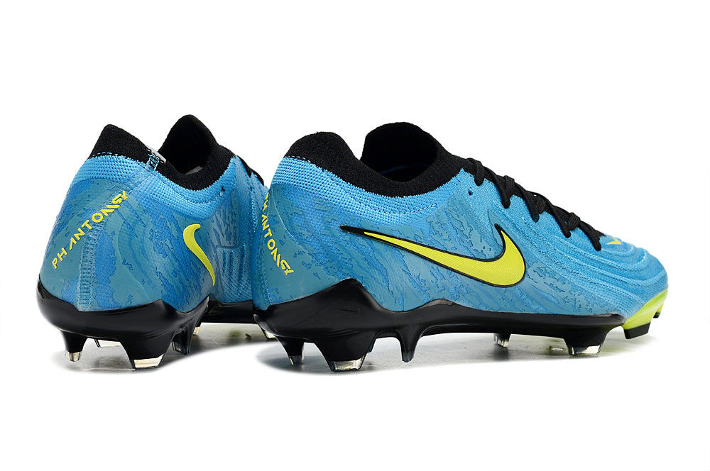 Chuteira Nike Phantom GX II FG - Azul, Verde e Preta