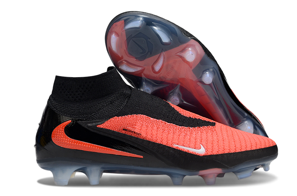 Chuteira Nike Phantom 6 Elite FG - Preta e Vermelha