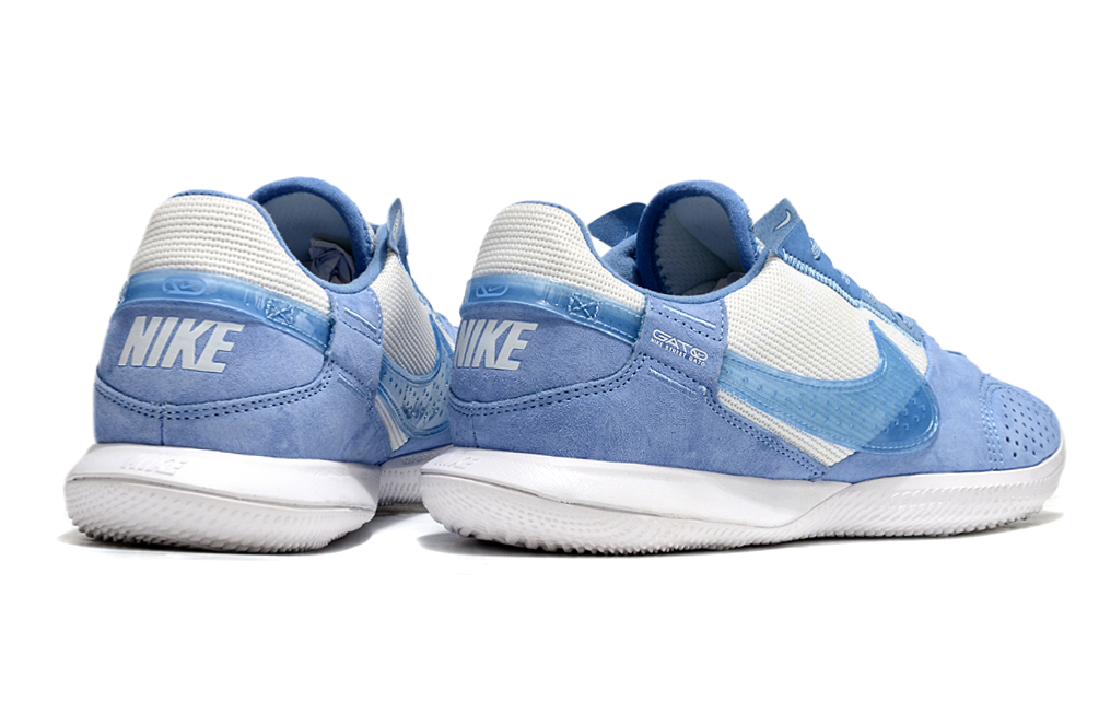 Tênis Futsal Nike Street Gato IC - Branca e Azul