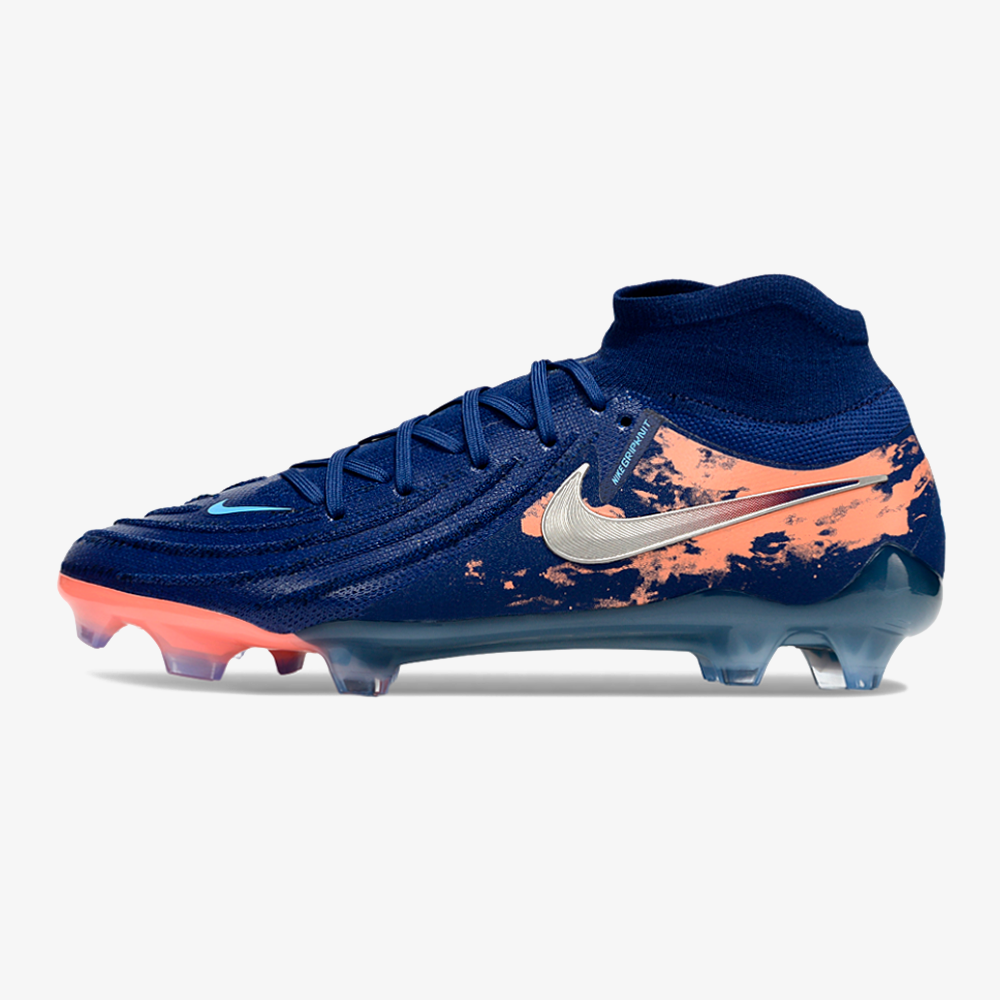 Chuteira Nike Phantom Luna Elite FG - Azul e Rosa