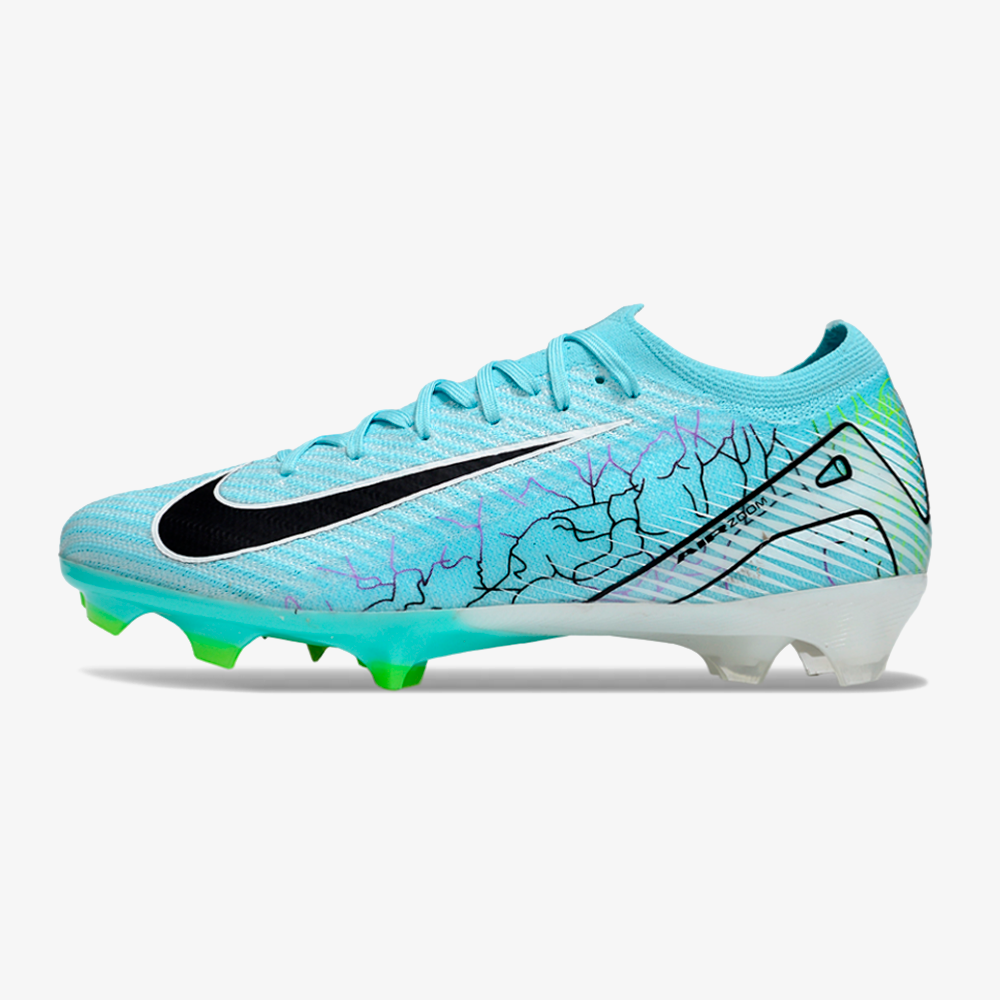 Chuteira Nike Air Zoom Mercurial Vapor 16 Elite FG - Azul e Verde