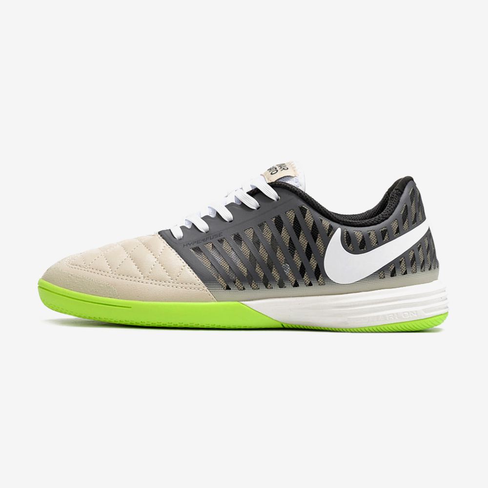 Tênis Futsal Nike Lunar Gato IC - Cinza e Verde