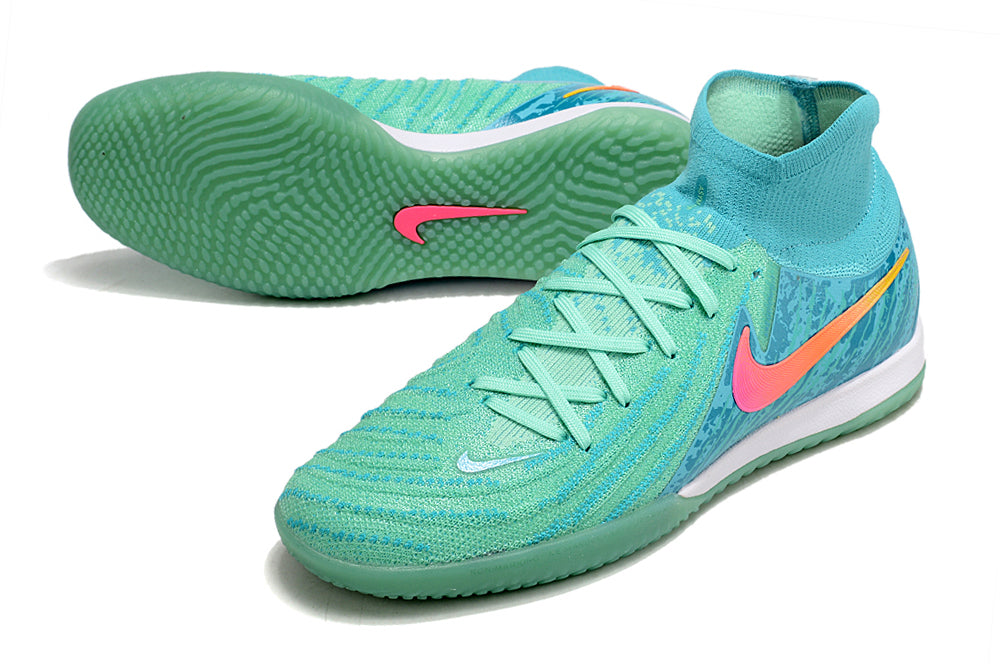 Tênis Futsal Nike Phantom Luna IC - Azul e Verde
