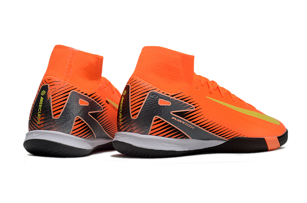 Chuteira Futsal Nike Air Zoom Mercurial Superfly 10 Elite  IC - Laranja