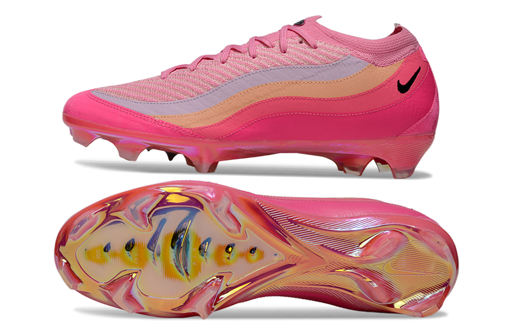Chuteira Nike AIR Zoom Mercurial Vapor 16 Elite AIR MAX 95 FG - Rosa