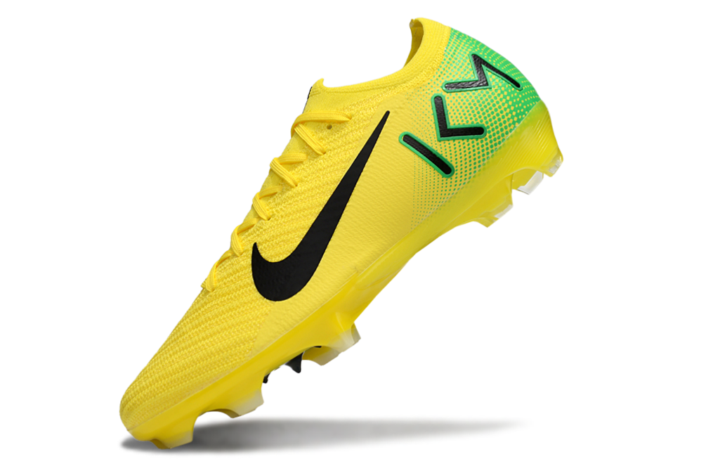 Chuteira Nike Mercurial Vapor 16 Killian Mbappe FG - Amarela e Verde