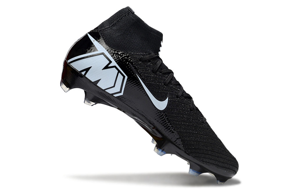 Chuteira Nike Air Zoom Mercurial Superfly 10 Elite FG - Preta e Azul - Shadow Pack