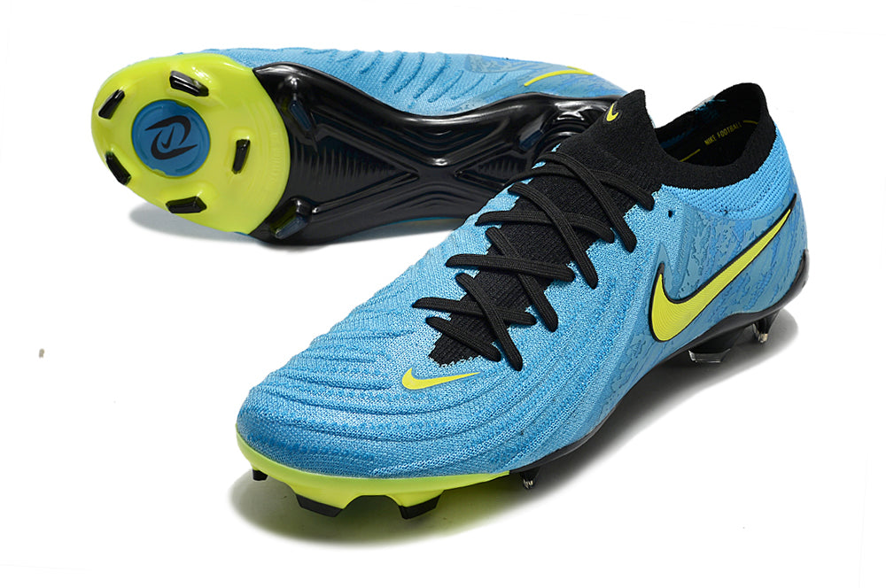 Chuteira Nike Phantom GX II FG - Azul, Verde e Preta