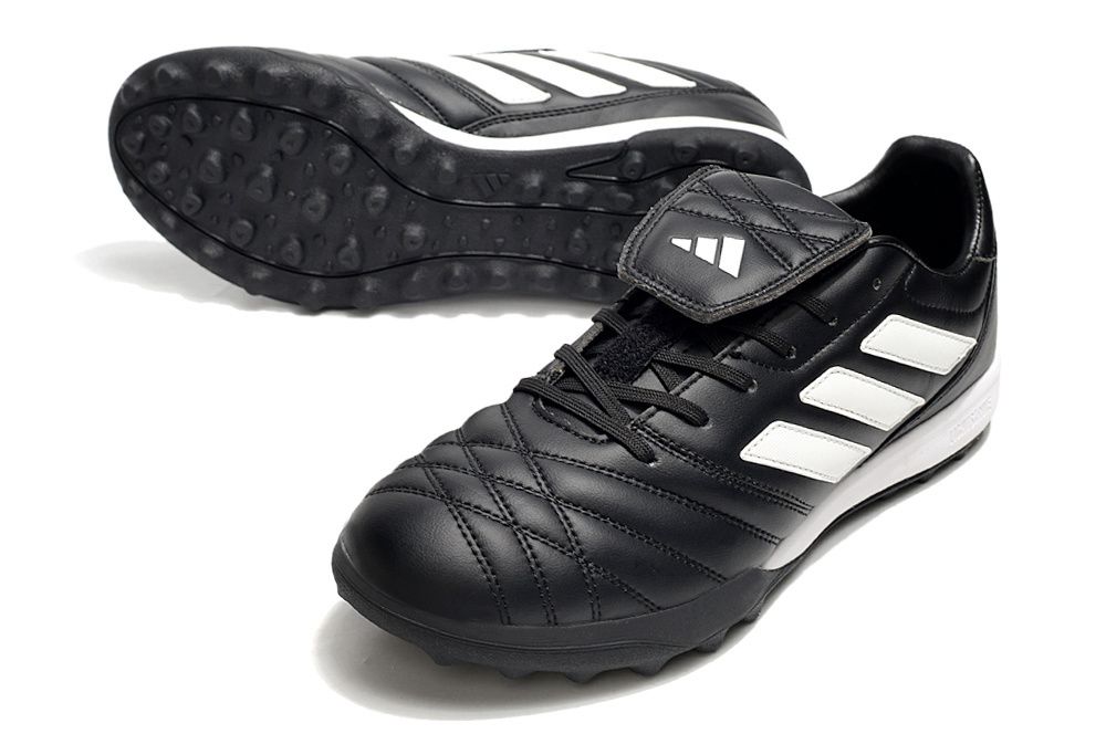Chuteira Society Adidas Copa Mundial TF - Preta e Branca
