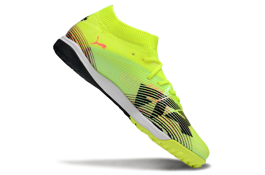 Chuteira Society Puma Future 8 TF - Verde, Preta e Branca - Audacity Pack