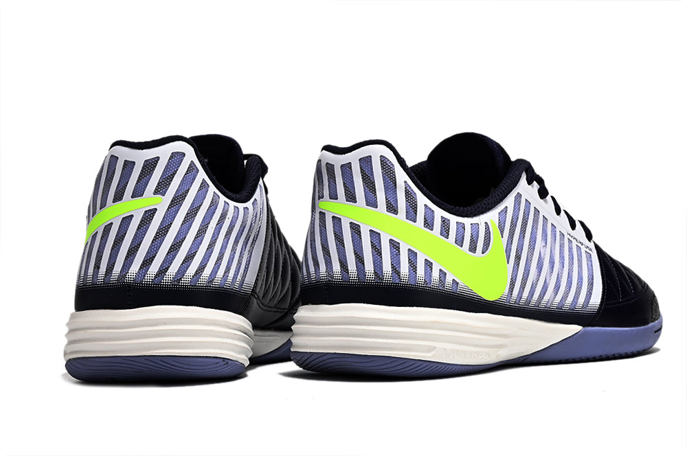 Tênis Futsal Nike Lunar Gato IC - Azul, Branca e Verde