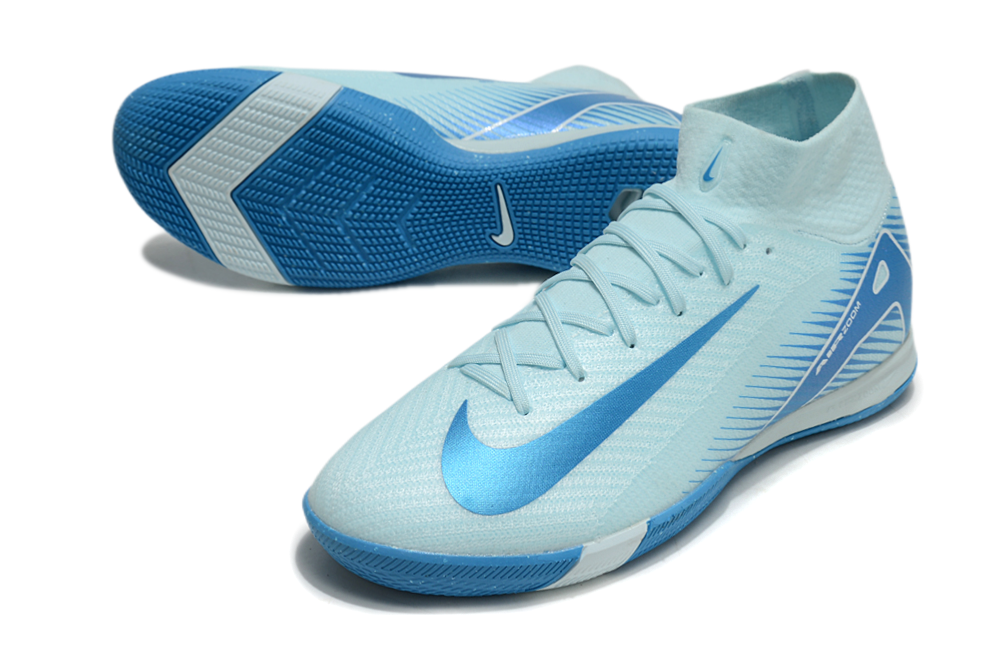 Chuteira Futsal Nike Air Zoom Mercurial Superfly 10 Elite  IC - Azul