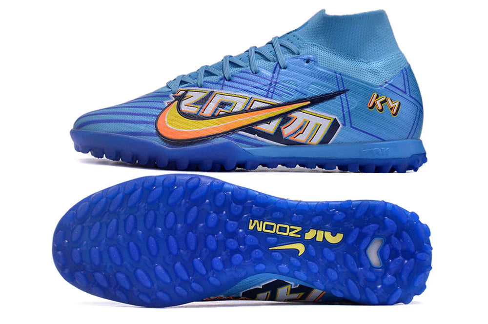 Chuteira Society Nike Mercurial Superfly Air Zoom 9 MBAPPE TF