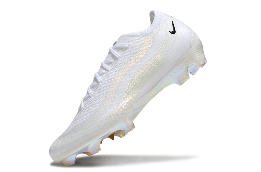 Chuteira Nike Mercurial  Air Max 95 Elite FG - Branca e Laranja