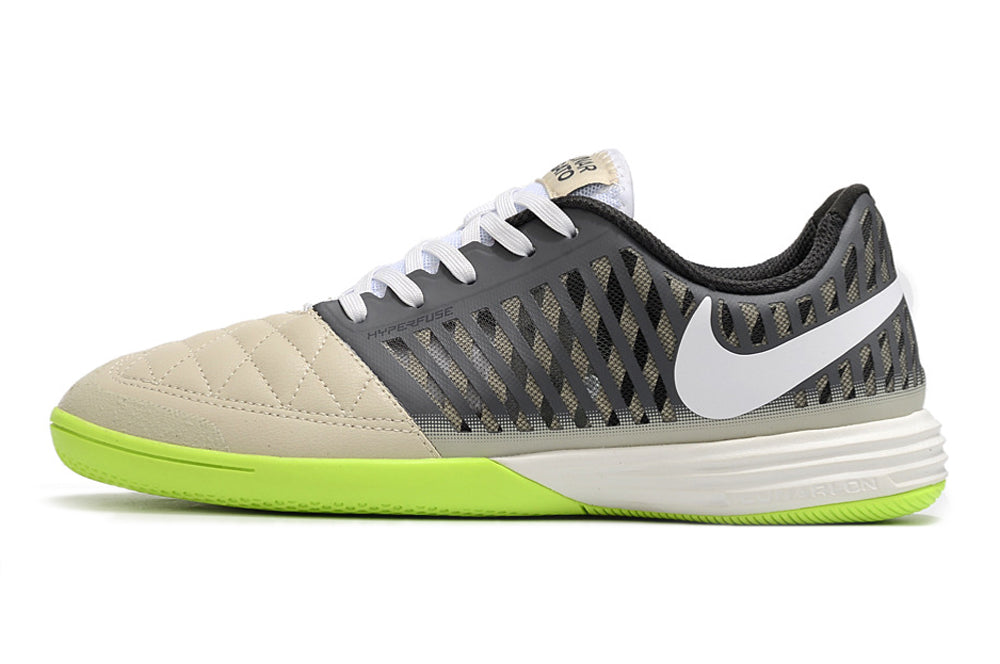 Tênis Futsal Nike Lunar Gato IC - Cinza e Verde
