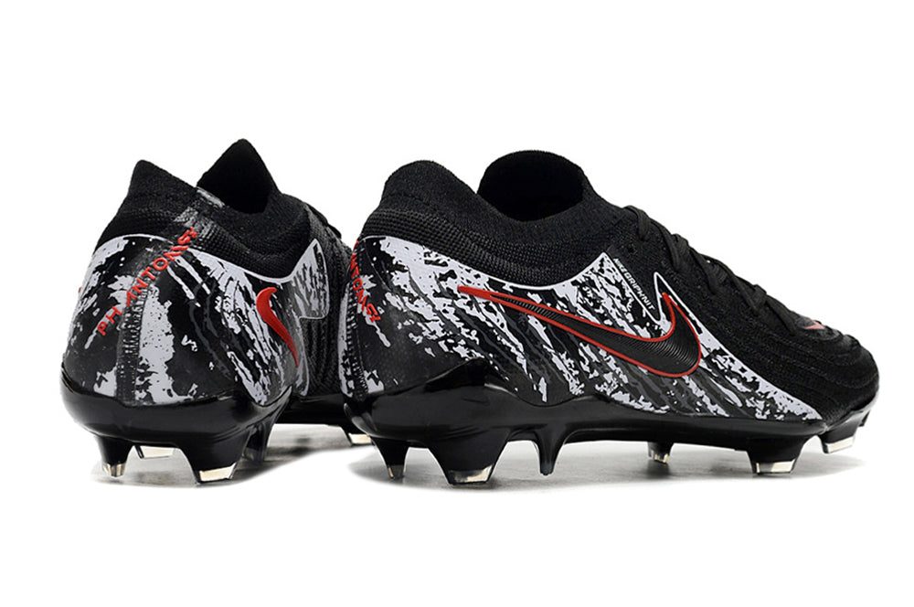Chuteira Nike Phantom GX II FG - Preta, Branca e Vermelha