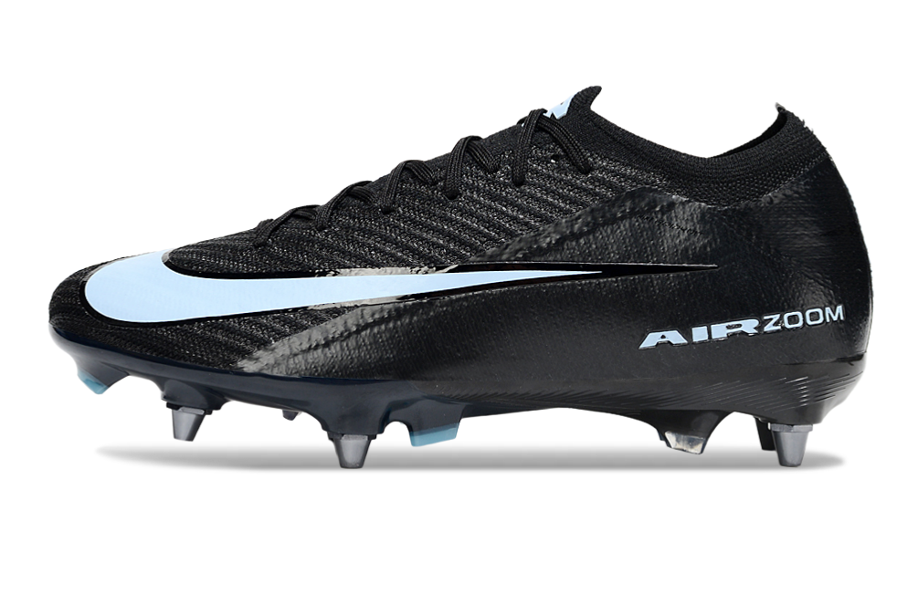 Chuteira Nike Air Zoom Mercurial Vapor 16 Elite SG - Preta e Azul - Shadow Pack