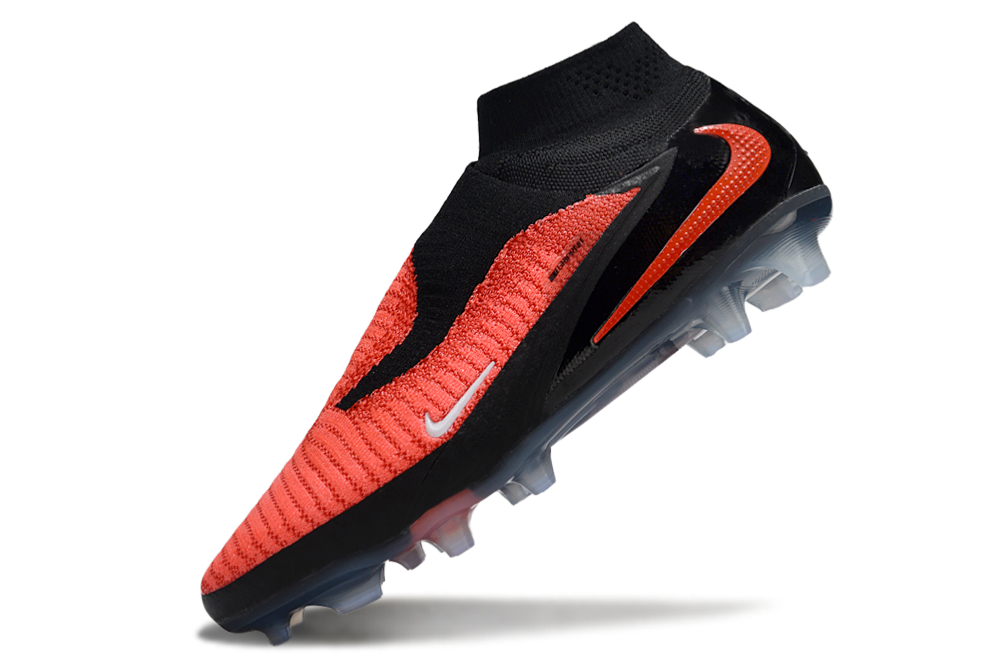 Chuteira Nike Phantom 6 Elite FG - Preta e Vermelha