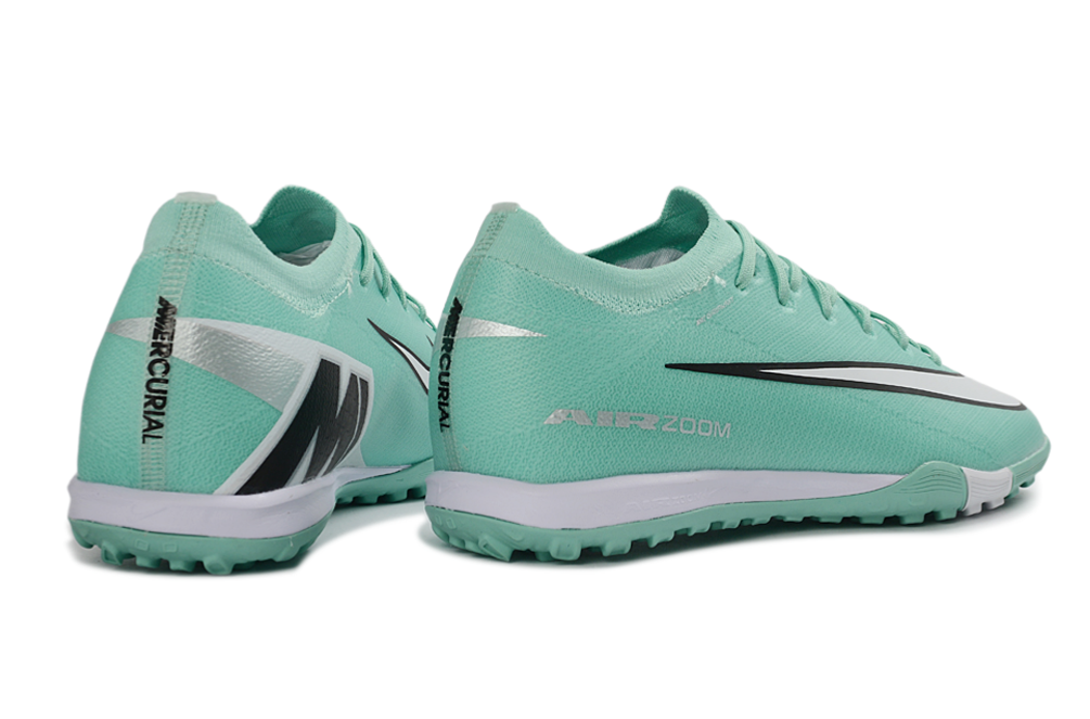 Chuteira Society Nike Air Zoom Mercurial Vapor 16 Elite TF - Turquesa
