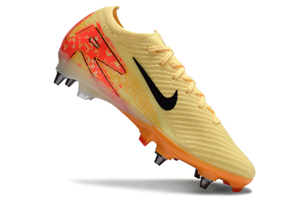 Chuteira Nike Air Zoom Mercurial Vapor 16 Elite SG - Amarela e Laranja