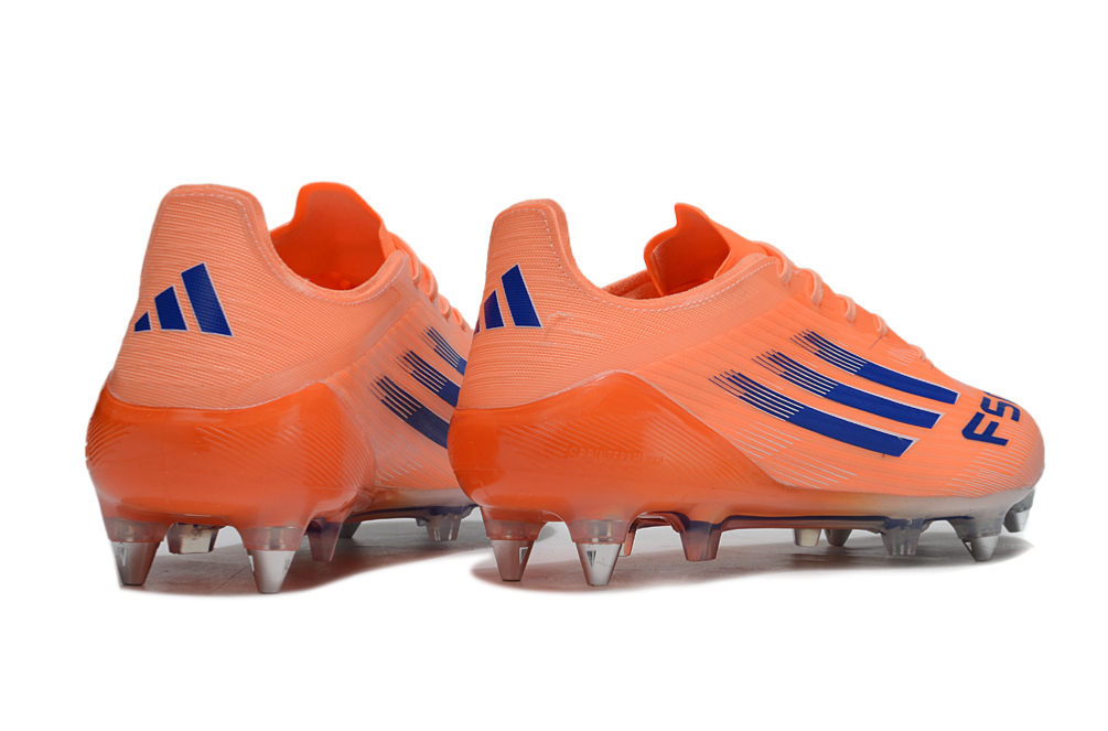 Chuteira Adidas F50 Elite SG - Laranja, Azul e Branca - Coral Blaze Pack