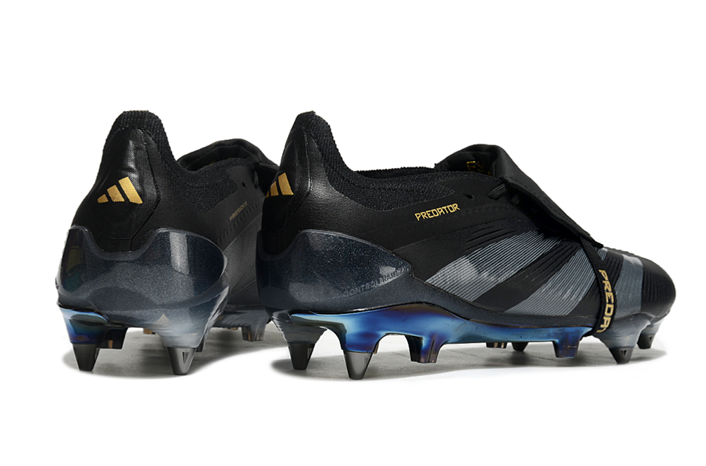 Adidas Predator Elite Fold-Over Tongue SG - Preta e Cinza