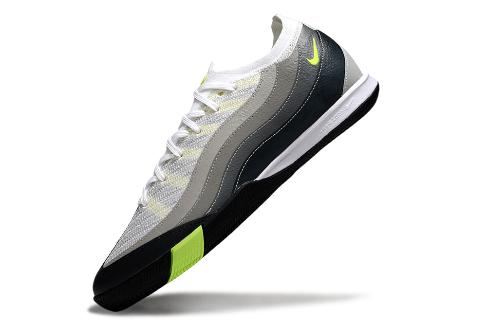 Chuteira Futsal Nike Mercurial Air Zoom Vapor 16 Air Max 95 IC - Branca, Cinza e Preta