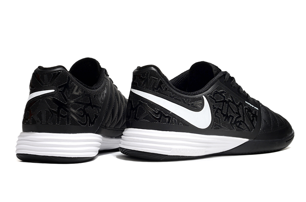 Tênis Futsal Nike Lunar Gato IC - Preta e Branca