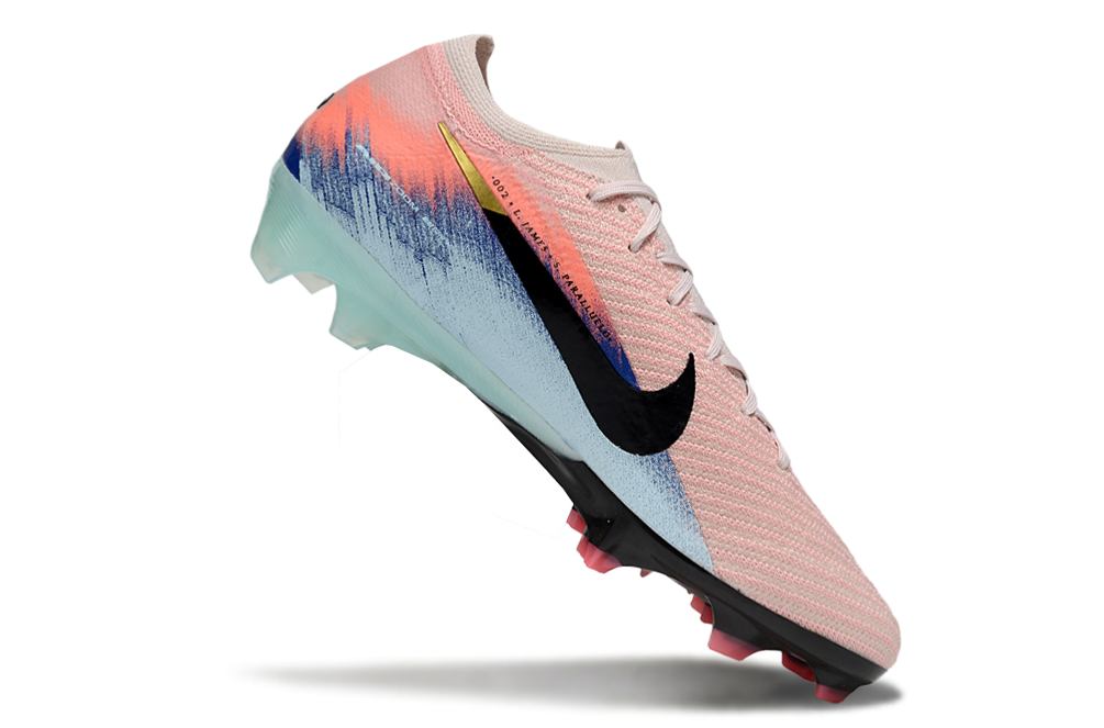 Chuteira Nike Air Zoom Mercurial Vapor 16 Elite FG - Rosa, Azul e Preta