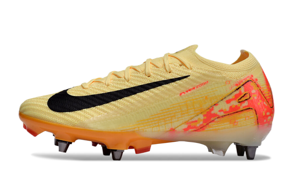 Chuteira Nike Air Zoom Mercurial Vapor 16 Elite SG - Amarela e Laranja